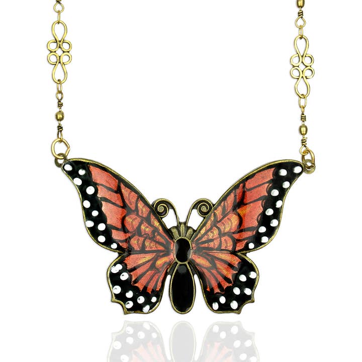 Olwenne Crystal Butterfly Necklace Olwenne Crystal Butterfly Necklace