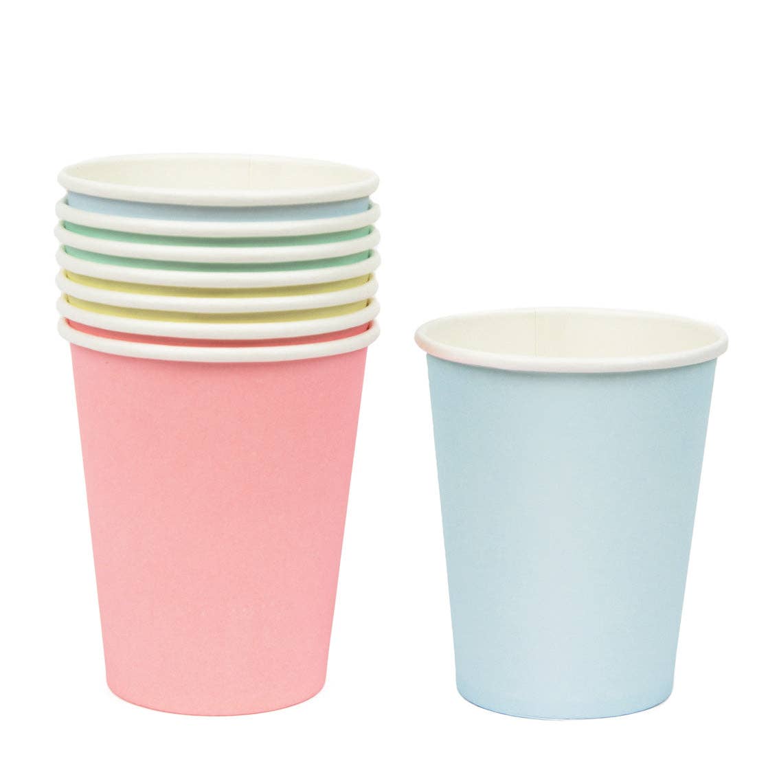 Talking Tables EU - Wholesale Disposable Cup - Pastel Paper Cups| 8 Pack| Tea Party| Summer Party | Tea |2