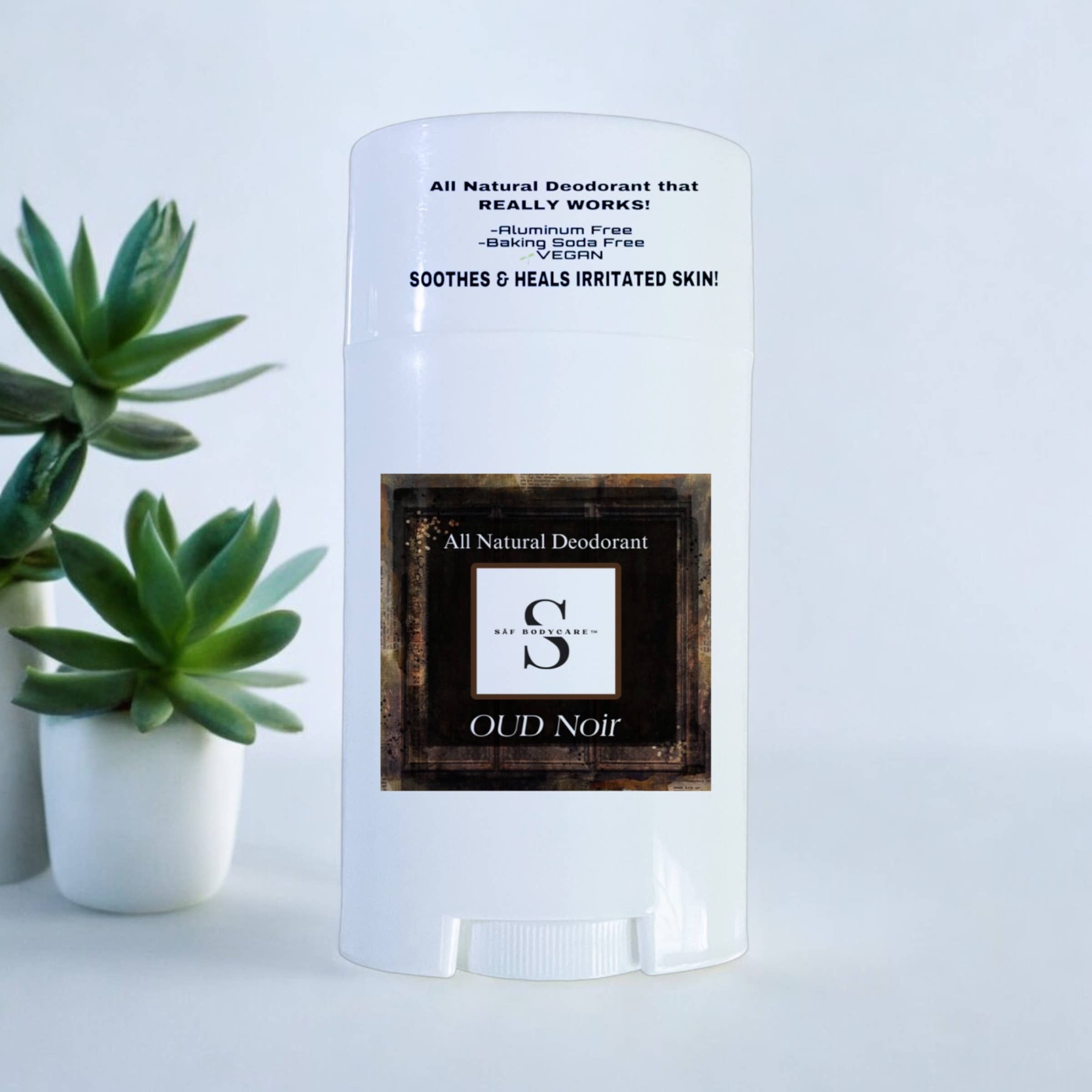 SĀF Body Care - Wholesale Deodorant - Unisex - Oud Noir Natural Deodorant, Aluminum Free, Vegan 1