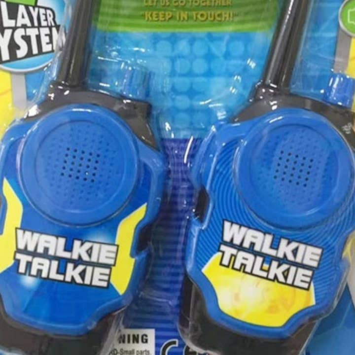 ASSORTED Walkie Talkie Toy Blue WK5211-8 (12PC) for wholesale on Faire1