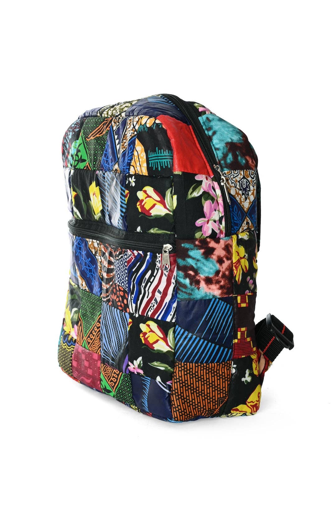 Swahili | AFRICAN MODERN - Wholesale Backpack - Women's - Assorted Colorful Cotton Backpack - Medium2