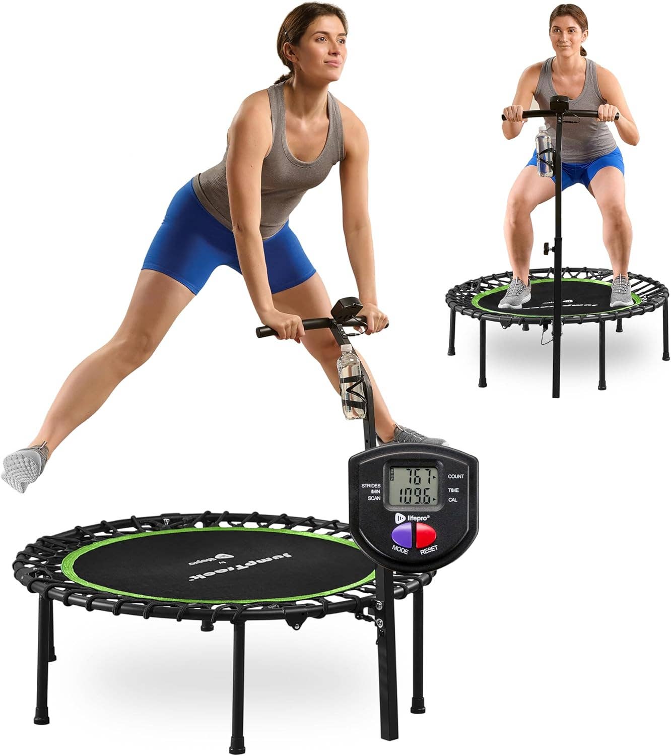 LifePro - Wholesale Fitness Equipment - Lifepro JumpTrack 40" Rebounder Trampoline with Counter