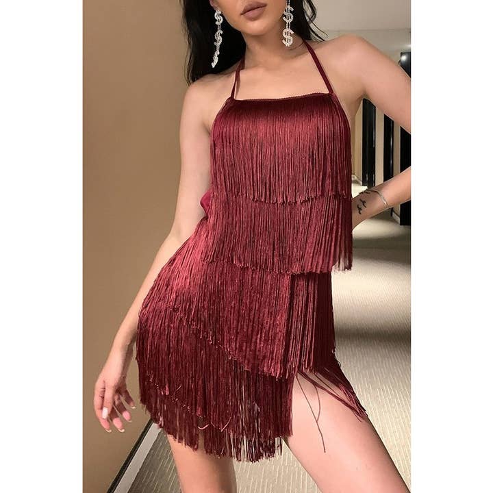 Paperdoll - Wholesale Romper - Women's - TASSEL PARTY SEXY BODYSUIT5