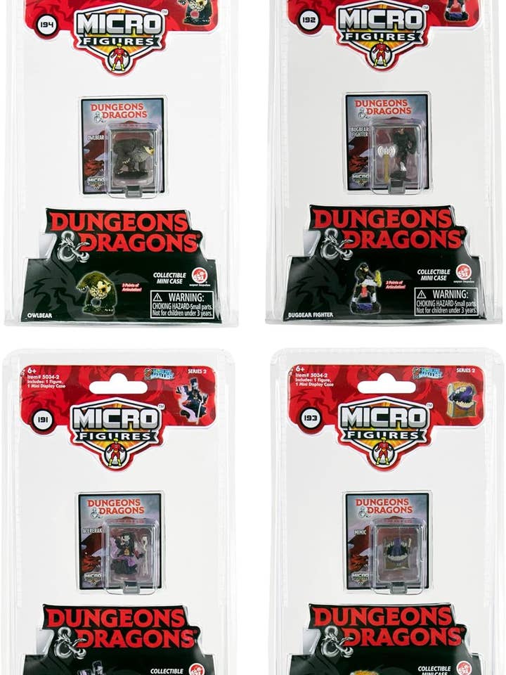 Micro Figures Dungeons and Dragons (Asstd) Series 2 for wholesale by Super Impulse USA