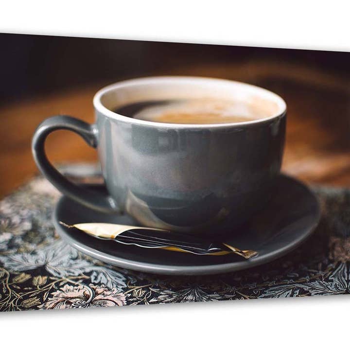 tasse en toile avec café pour la vente par Motivartdesign