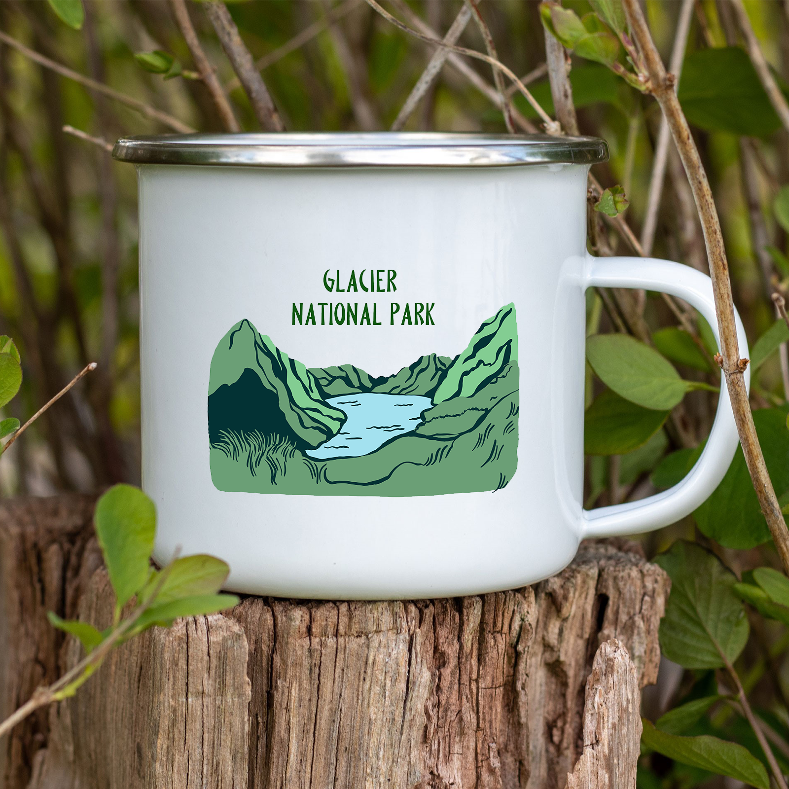 National Parks and Beyond - Wholesale Coffee Mug - Rocky Mountain National Park Enamel Camping Cup or Mug2