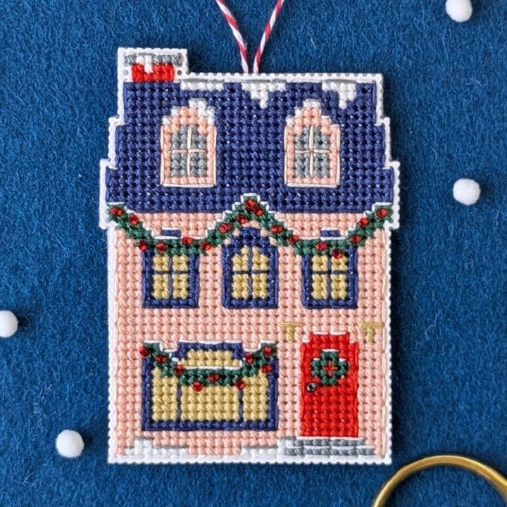 Kit Cottage Cross Stitch pour maisons de vacances pour la vente par Benzie Design