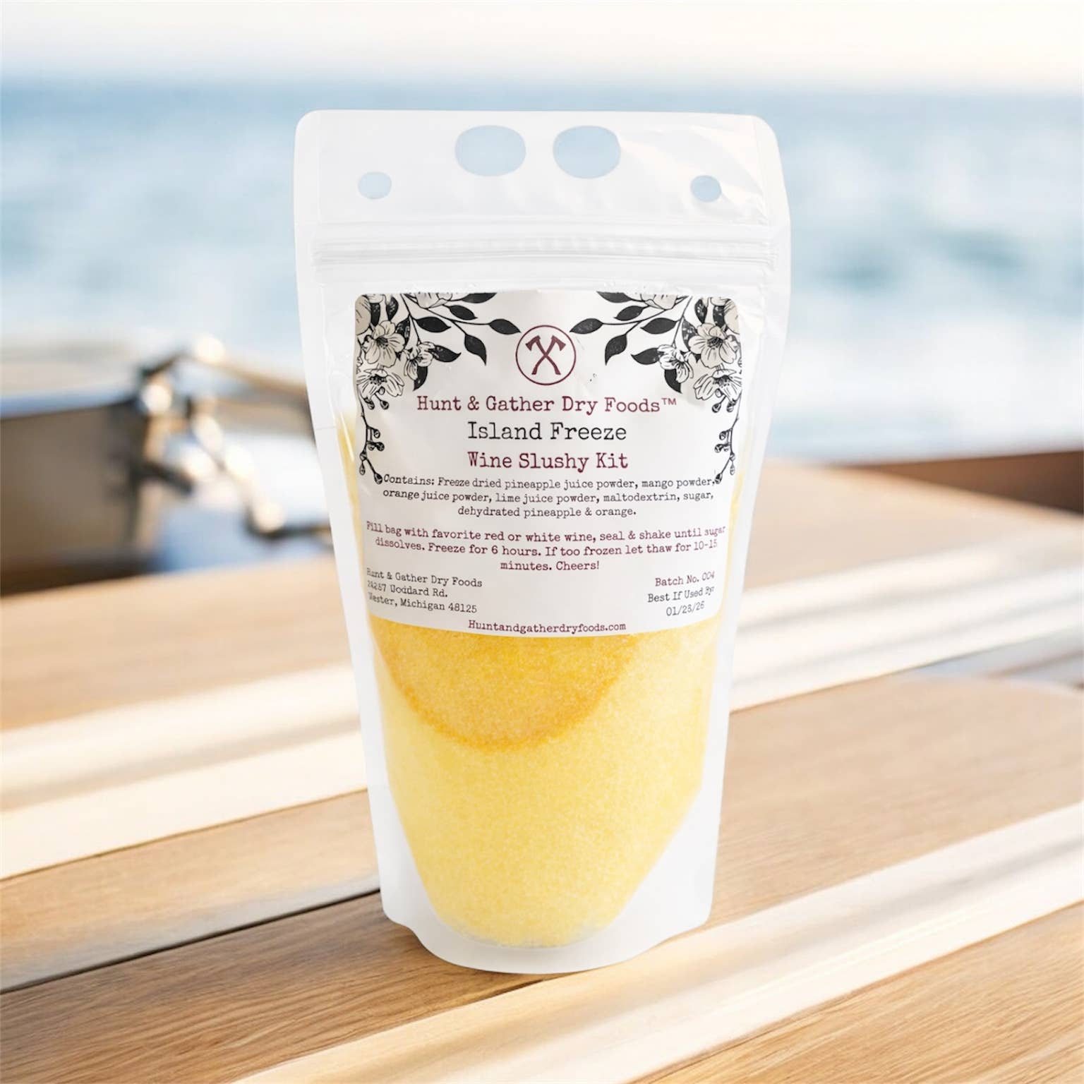 Hunt and Gather Dry Foods - Wholesale Cocktail Mix/Syrup - Island Freeze Wine Slushy Mix3