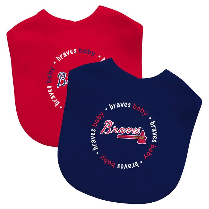 Atlanta Braves - Baby Bibs 2-Pack for wholesale by Masterpieces Puzzles