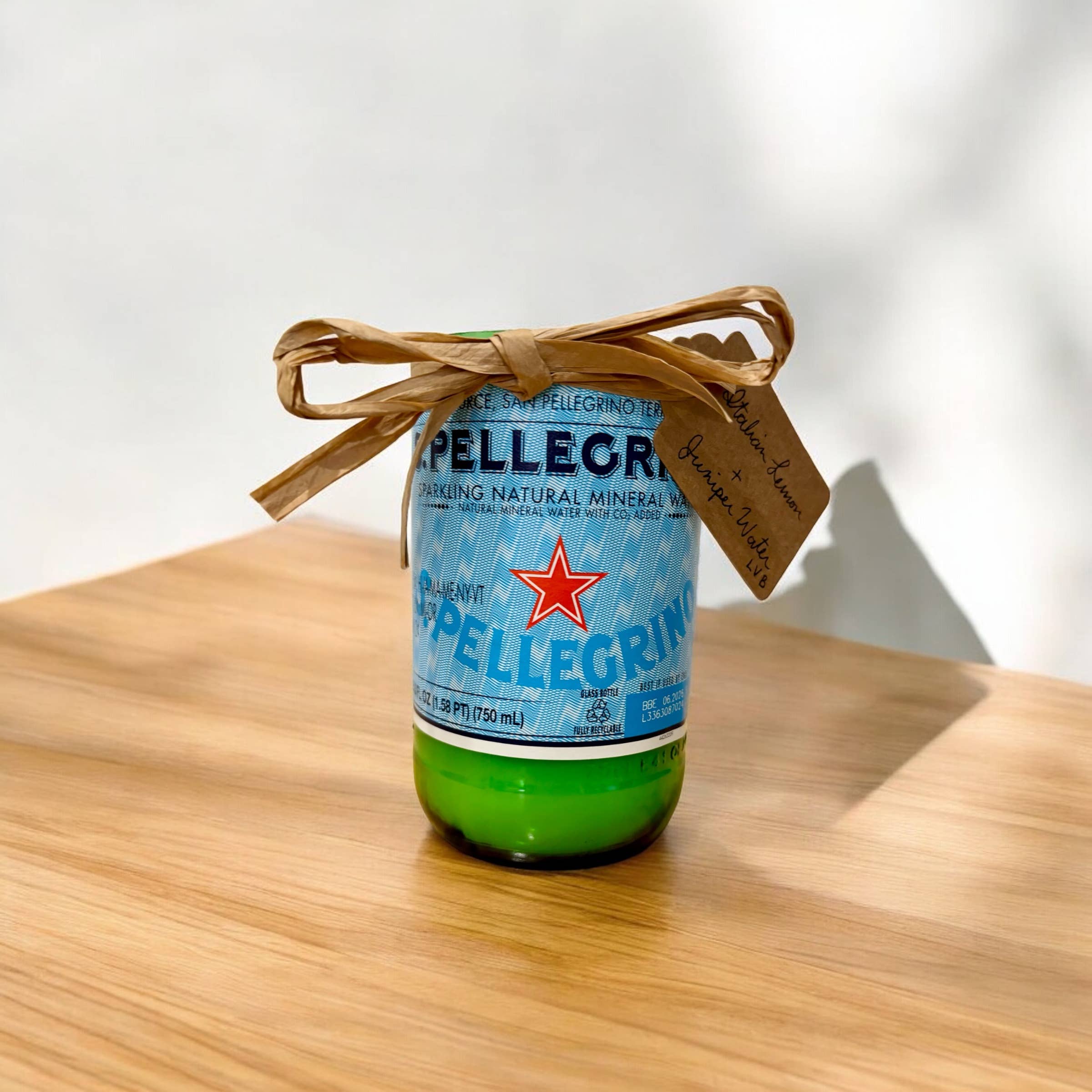 Le Vin Bougie Candles - Wholesale Jar/Filled Candle - Italian Lemon + Juniper Water Soy Woodwick Candle