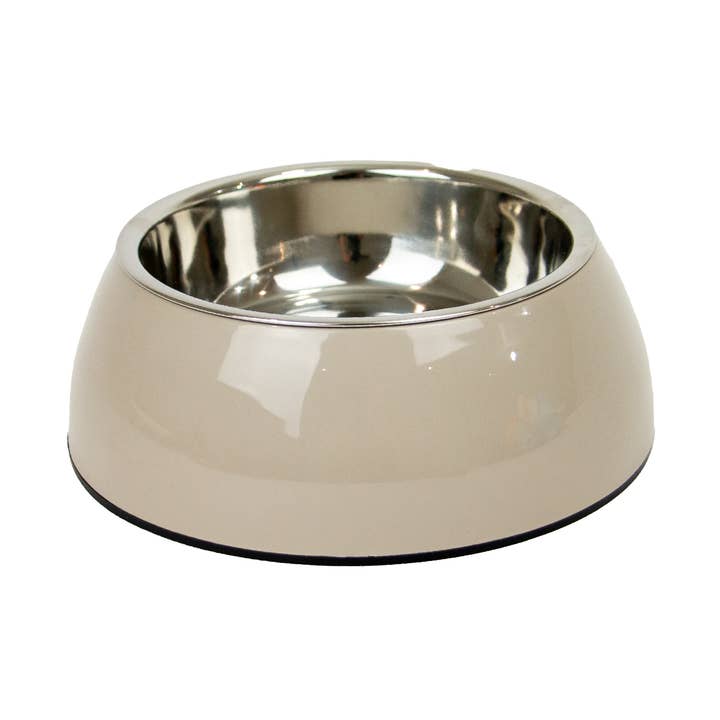 Ancol Pet Products Ltd - Wholesale Pet Bowl - Cat/Dog - Oatmeal Stainless Steel Double Walled Bowl ( L or XL )0