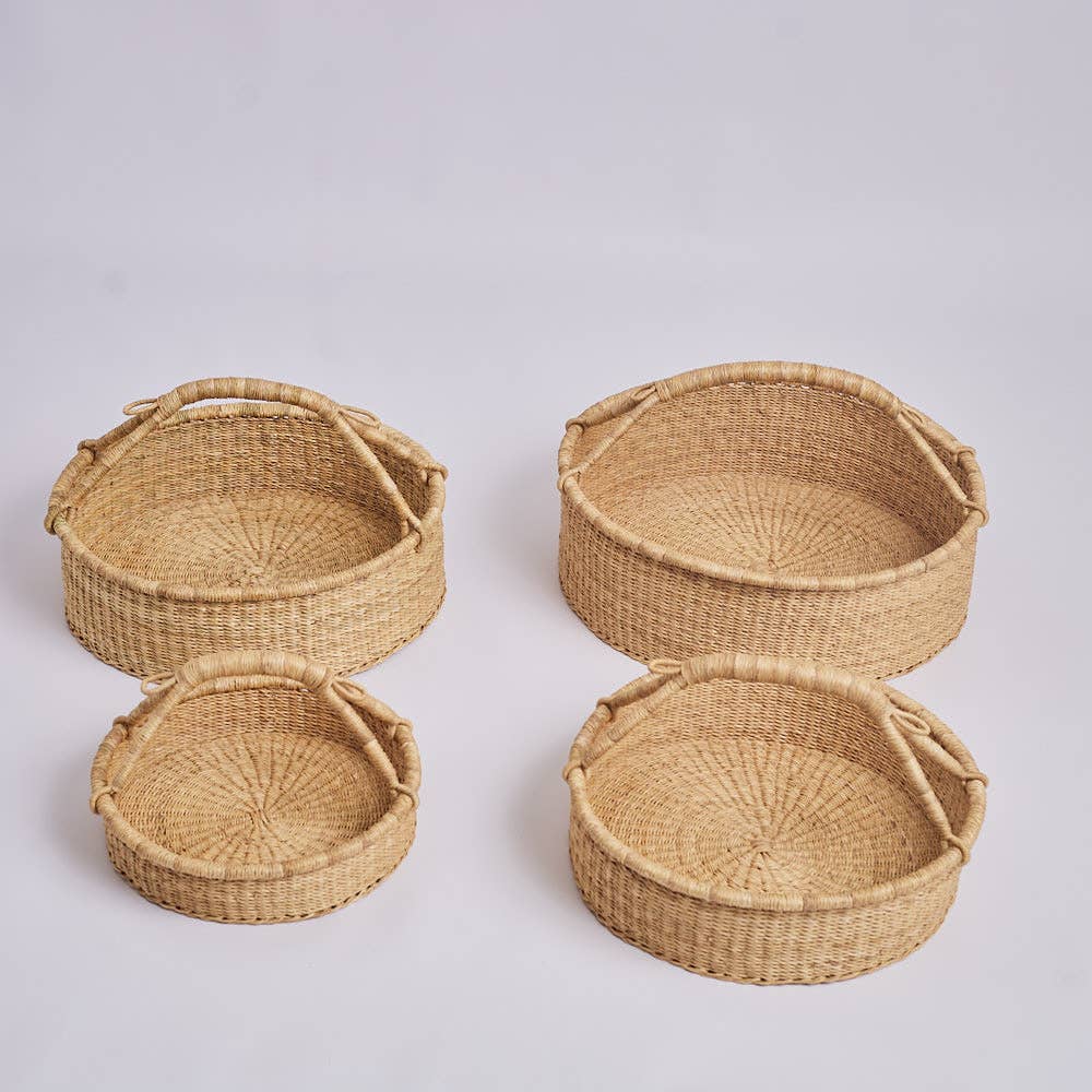 bronzeado Cestos de Colheita Artesanais para venda a revendedores na Faire10