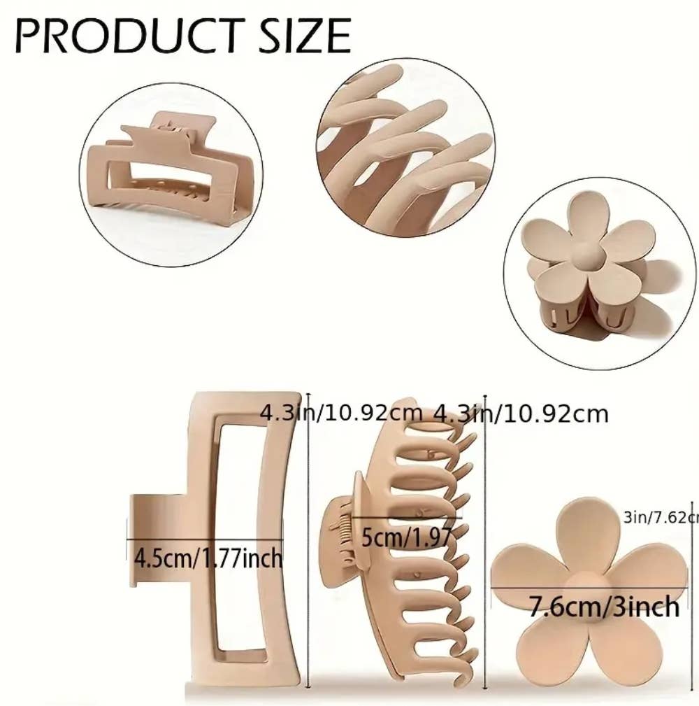 Kids4trendy – wholesale Hair accessories set – Women’s – Hair claw set women2