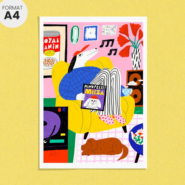 A4 POSTER - MIRZA - A409 for wholesale by Dans Les Dents