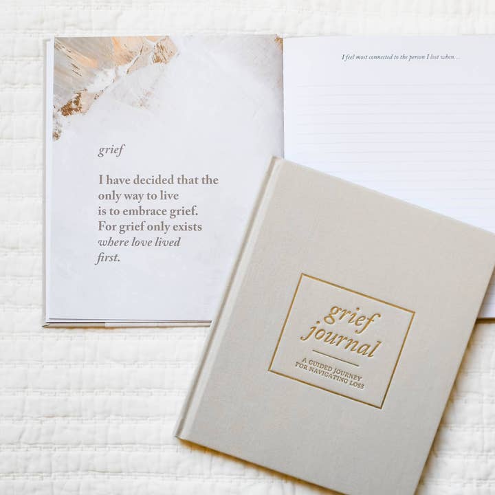 Duncan & Stone Paper Co. - Vente Journal intime - Journal de deuil - Bleu sarcelle | Cadeau de sympathie | Journal de perte d'un enfant10