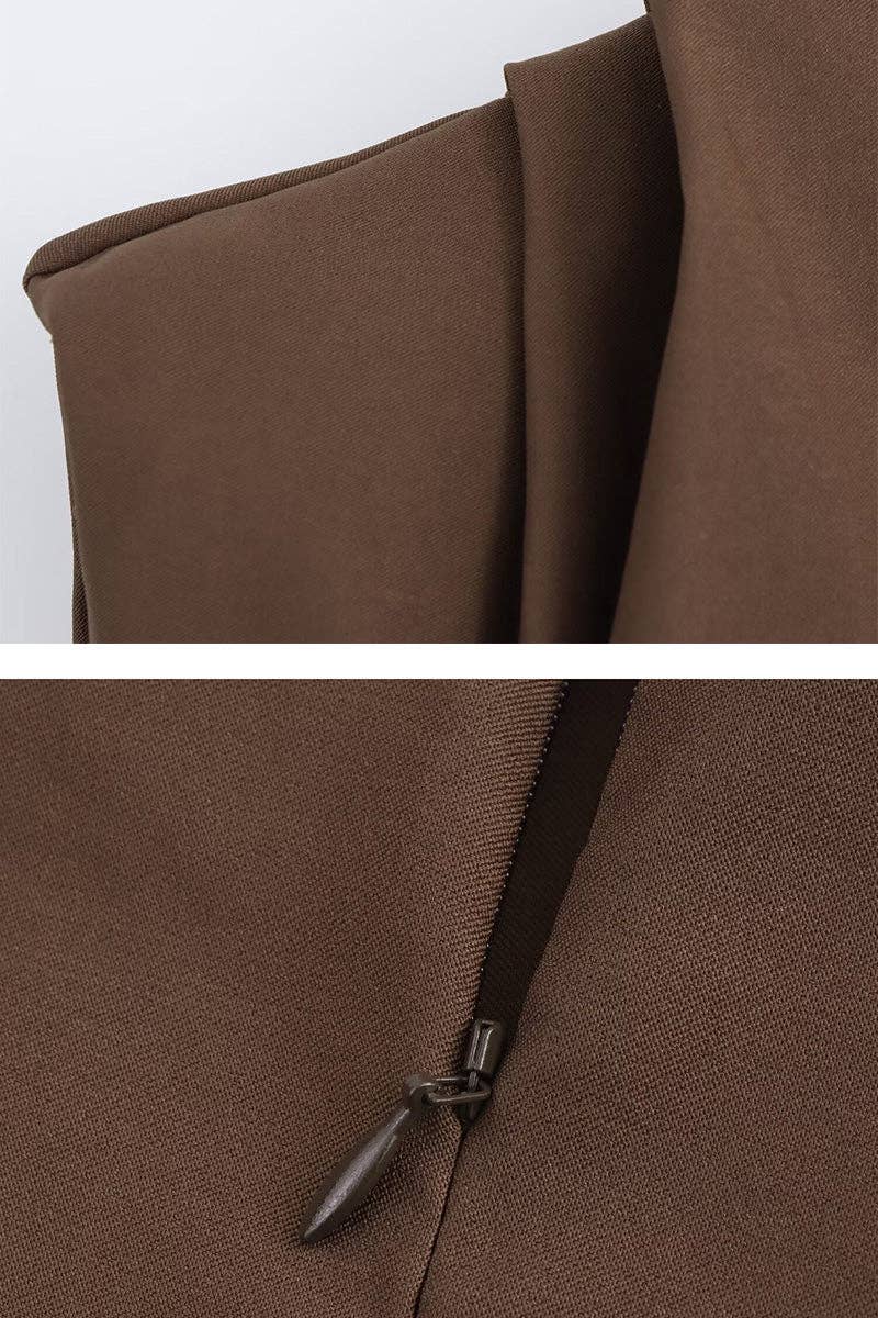 Mccolin - Vente Chemisier – femme - Haut sans manches à ourlet asymétrique3