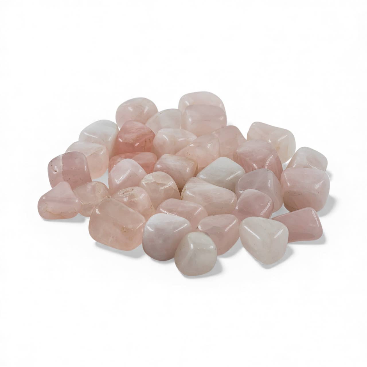 Quasar Gems USA – Engroshandel Spirituelle sten og krystaller – Rosenkvarts, tromlet 20-30mm 1KG/2lbs1