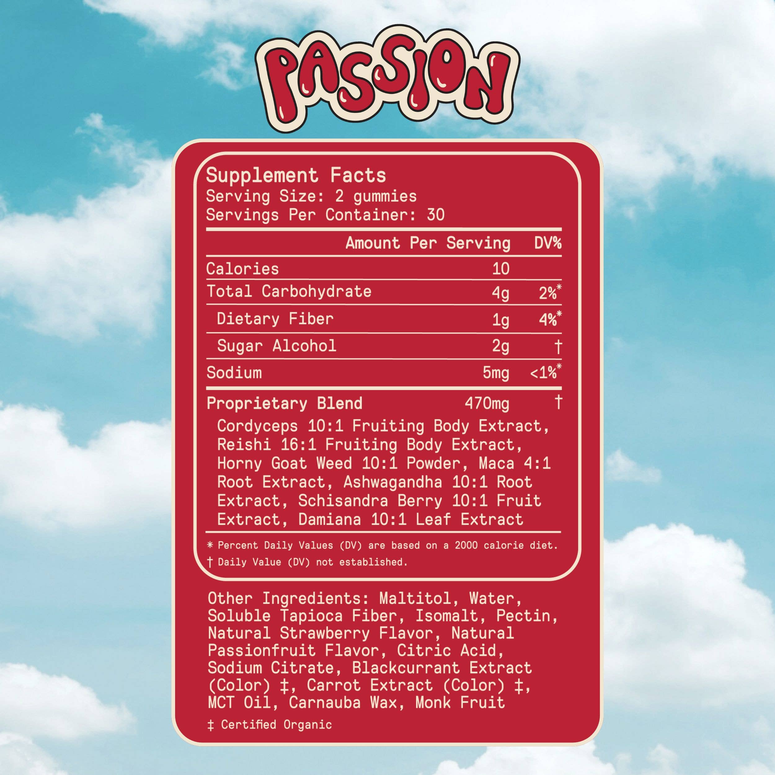 SuperMush – Großhandel Nahrungsergänzungsmittel/Vitamin zum Einnehmen – Tägliche Leidenschafts-Gummis6