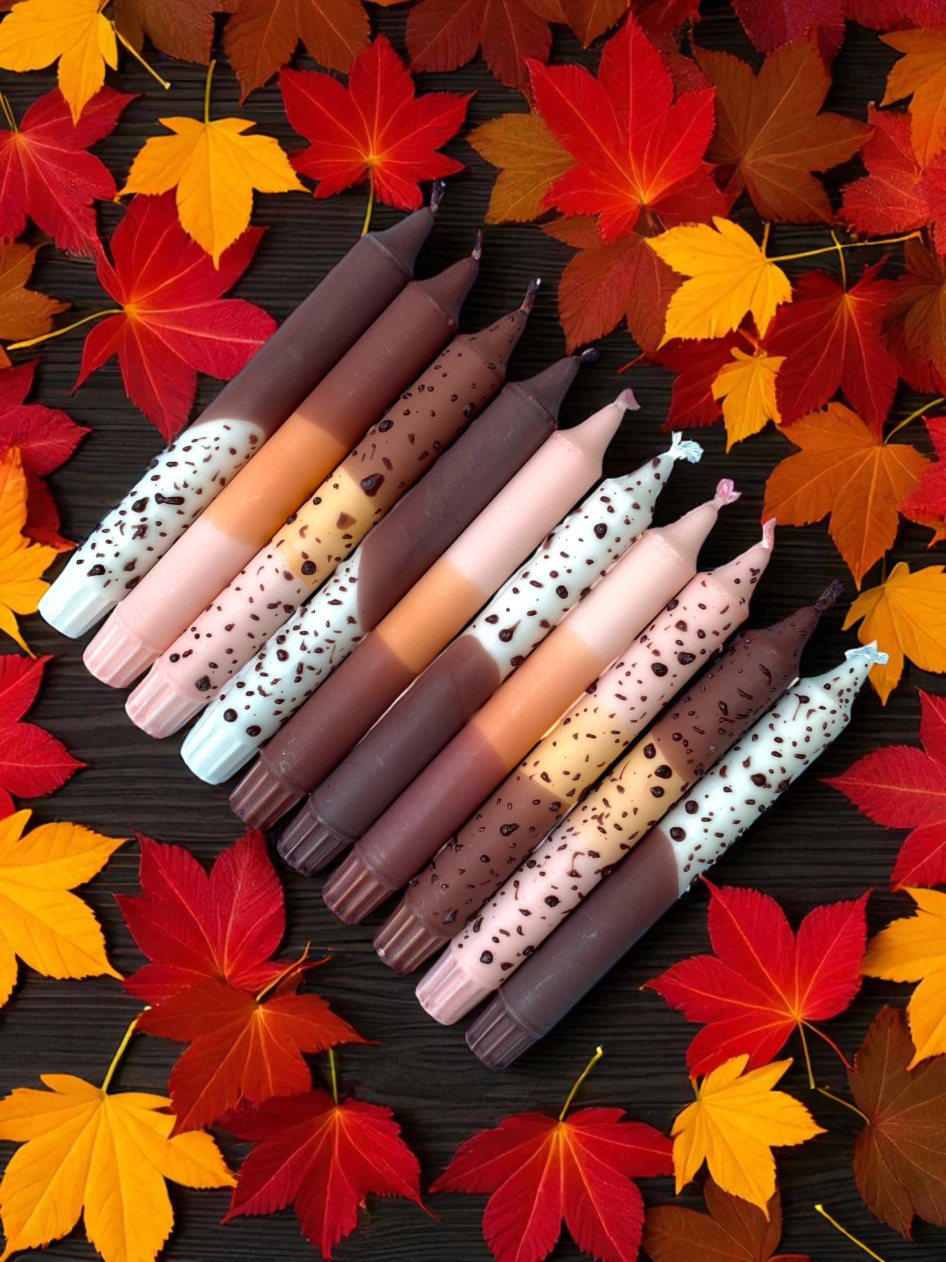 Kupkup HB. - Fi Design Studio Co. - Wholesale Pillar Candle - Joyful Glow | Autumn In New York Tapper Candle | 2.3x20 cm