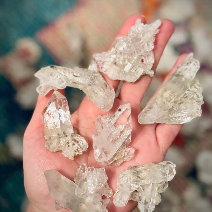 Mandala Gems - Wholesale Spiritual Stone/Crystal - High Quality Quartz Clusters from Brazil, Many with Chlorite Inclusions1