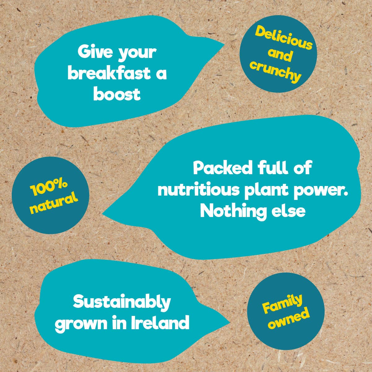 Good4U – Proteína/Superalimento em pó por atacado – Protein Breakfast Boost: mistura de sementes moídas com proteína Good4U2