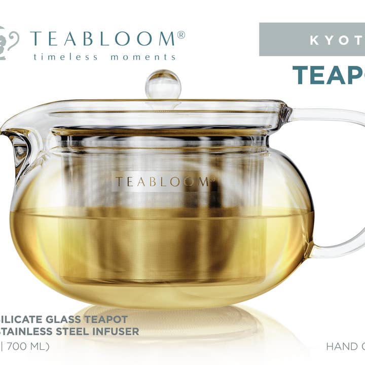 Teabloom - Wholesale Tea pot - Teabloom Kyoto Glass Teapot with Removable Insfuser7