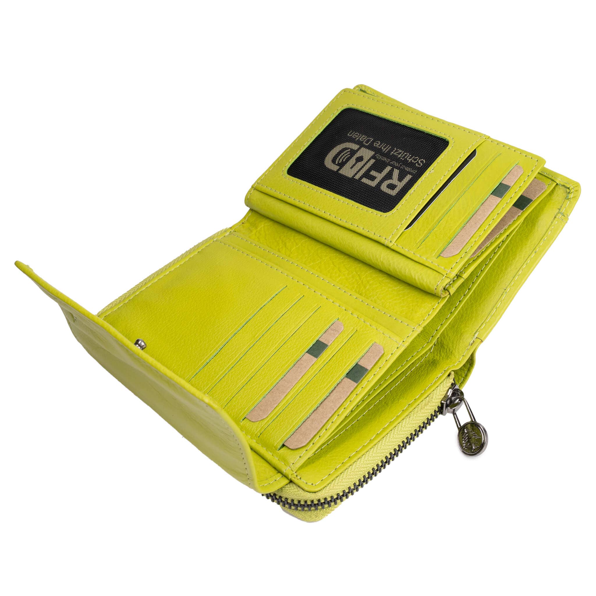 Greenwood - Wholesale Wallet - Women's - Kazu Wallet Women Medium Leather Purse Ladies RFID19