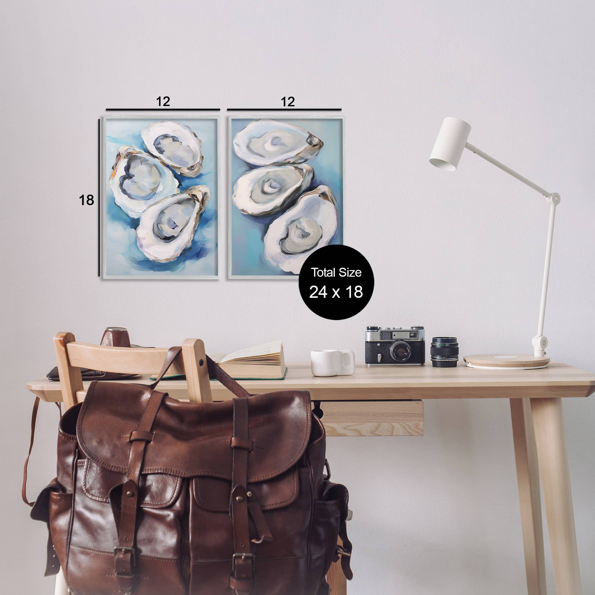 Stupell Industries - Vendita all'ingrosso Decorazione da parete - Bambini e neonati - Arte Incorniciata di Ostriche sul Mezzoguscio16