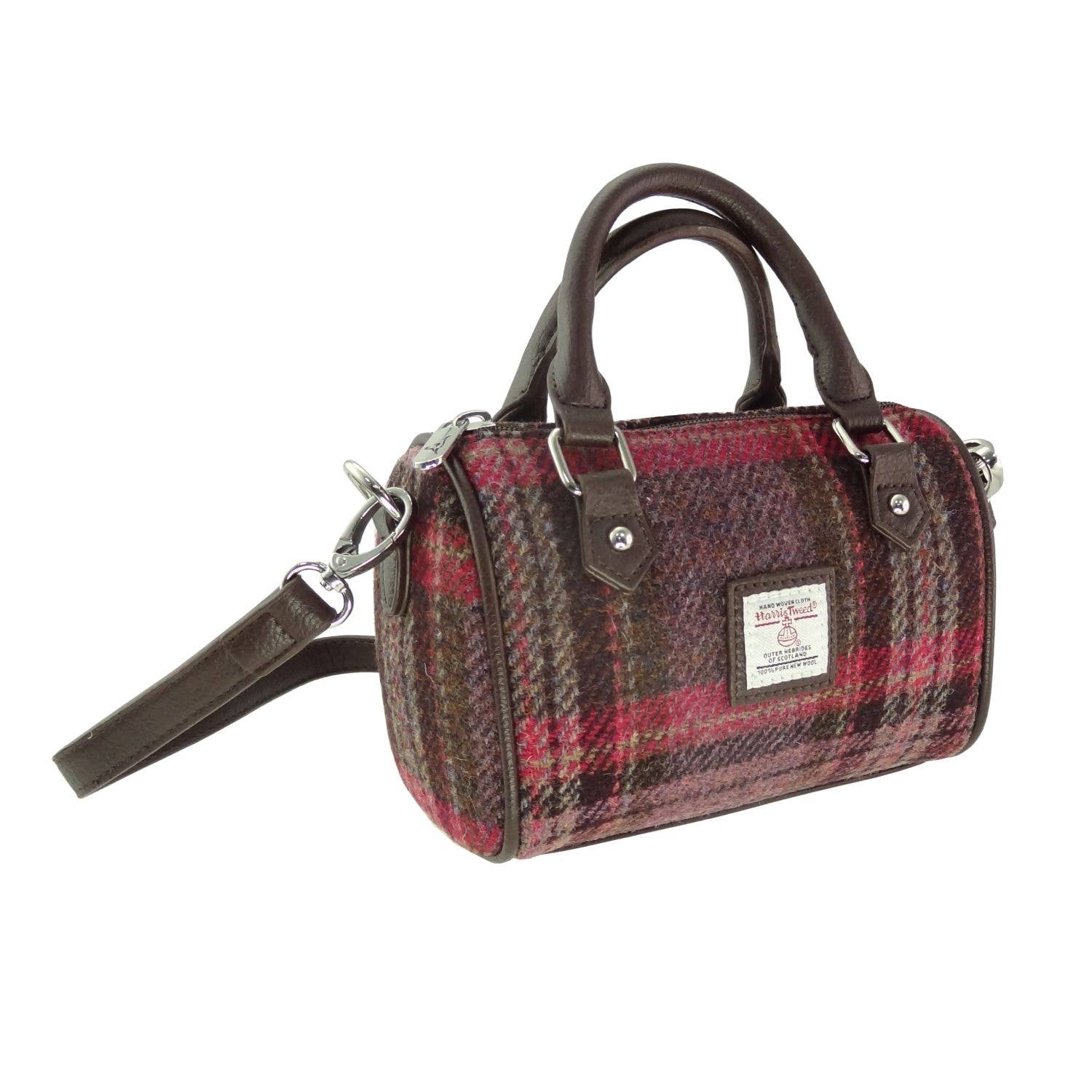 Glen Appin Of Scotland - Wholesale Top Handle Bag - Women's - LB1203 Harris Tweed 'Kilbride' Mini Bowling Bag31