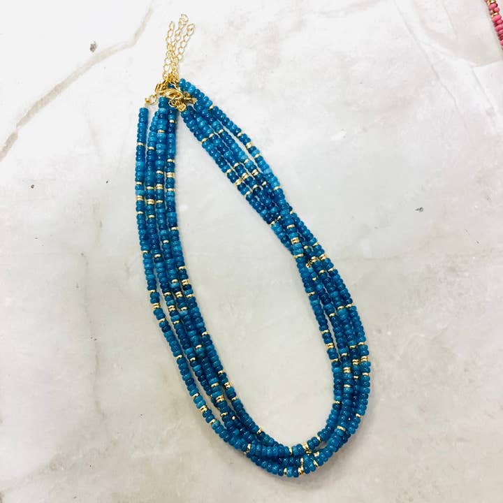 Koda Wearables - Wholesale Beaded/Pearl Necklace - Rondell Bead Necklaces2