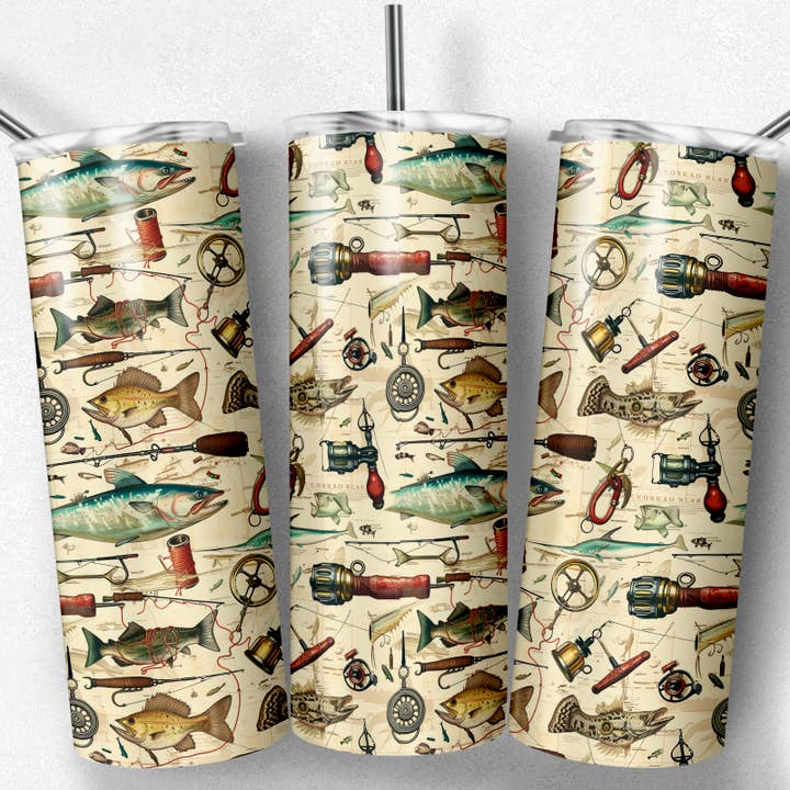 Fly Fishing Tumbler, Fishing Cup, Fishing Trip
for wholesale by So Peachy Designs