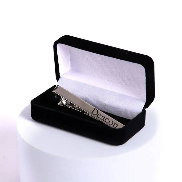 Swanson Christian Products - Wholesale Tie Clip - Men's - Tie Bar Deacon Silver