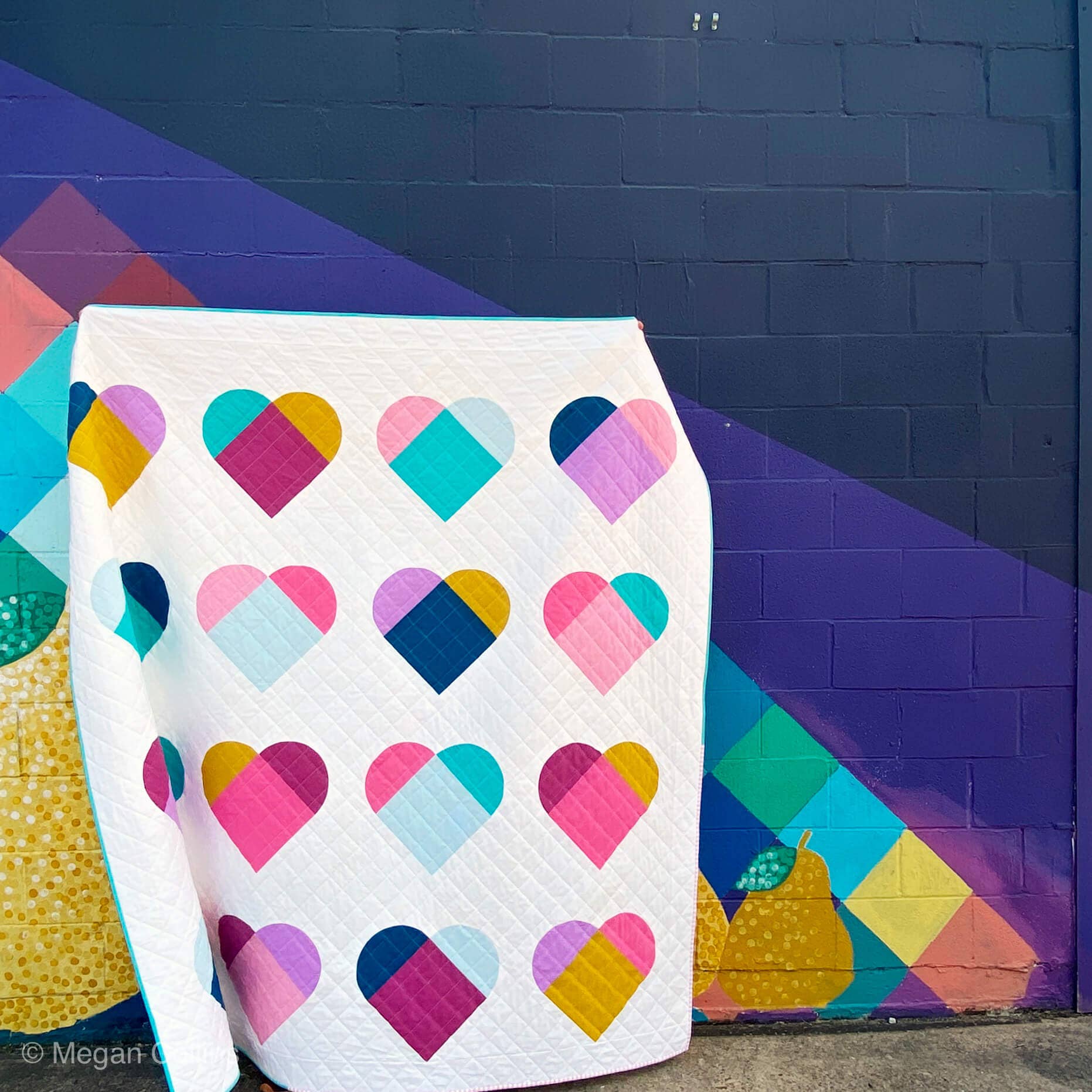 Megan Collins Quilt Design - Wholesale Craft Sewing Kit - Love and Stitches Quilt Pattern2