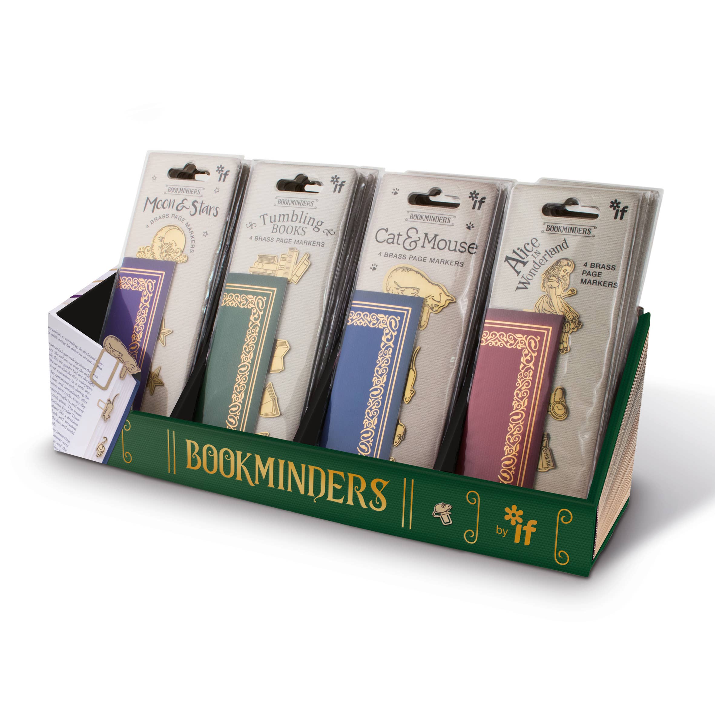 if USA - Wholesale Bookmark - Brass Bookminders Page Markers2