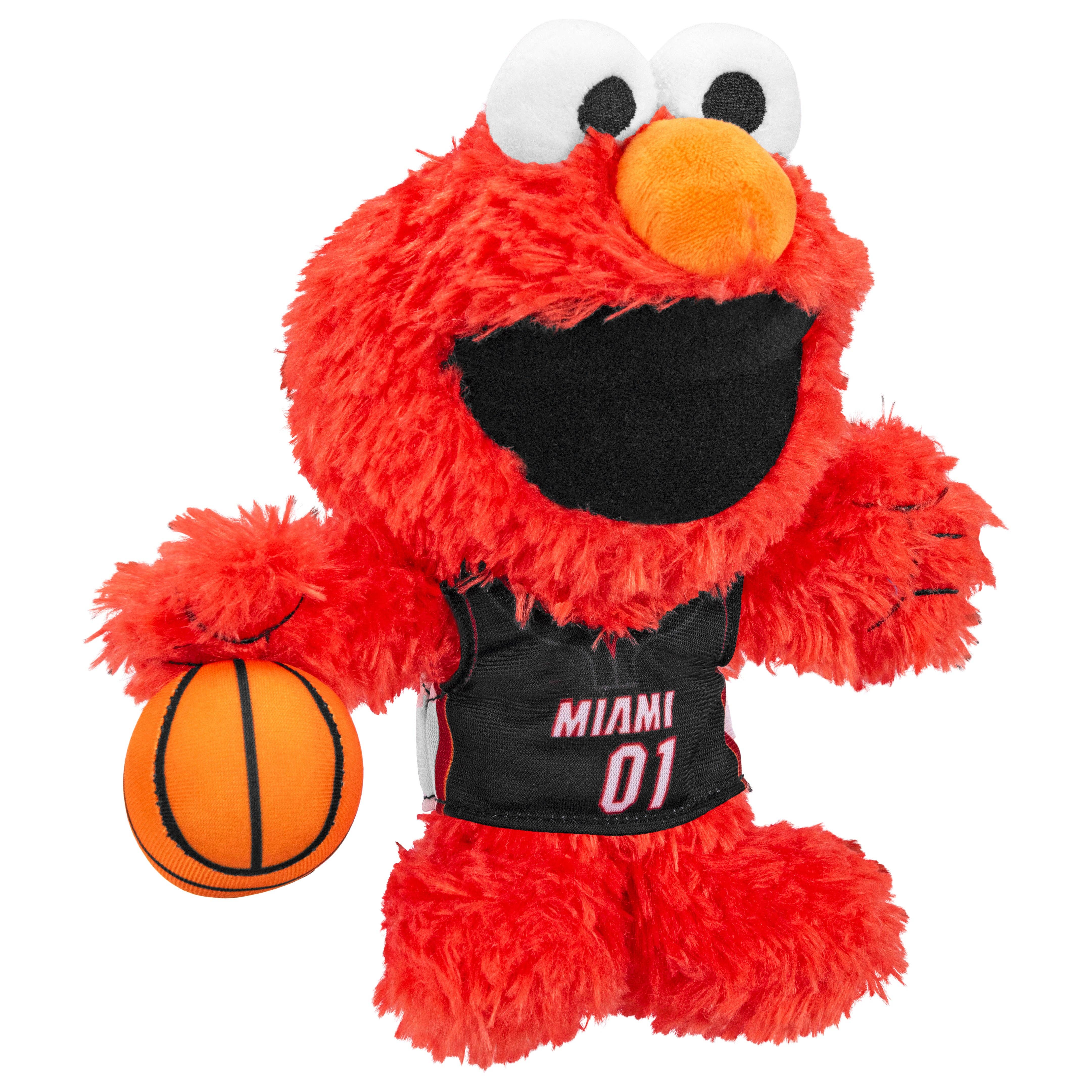 Uncanny Brands - Wholesale Stuffed/Plush Toy - Kids & Baby - Bleacher Creatures Miami Heat Sesame Street Elmo 8" Kuricha Plush2