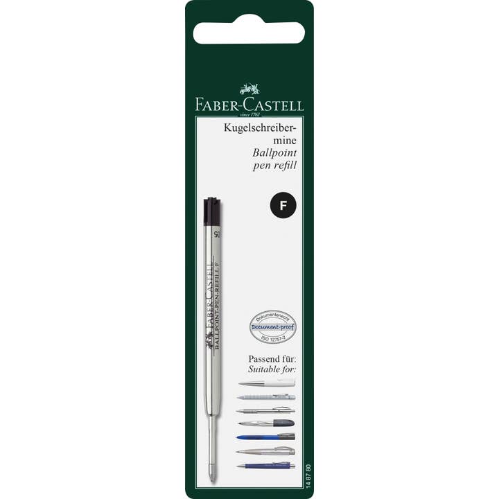 Faber-Castell / Creativity for Kids - Wholesale Pen - Ballpoint Pen Refill, Black for Faber-Castell Pens