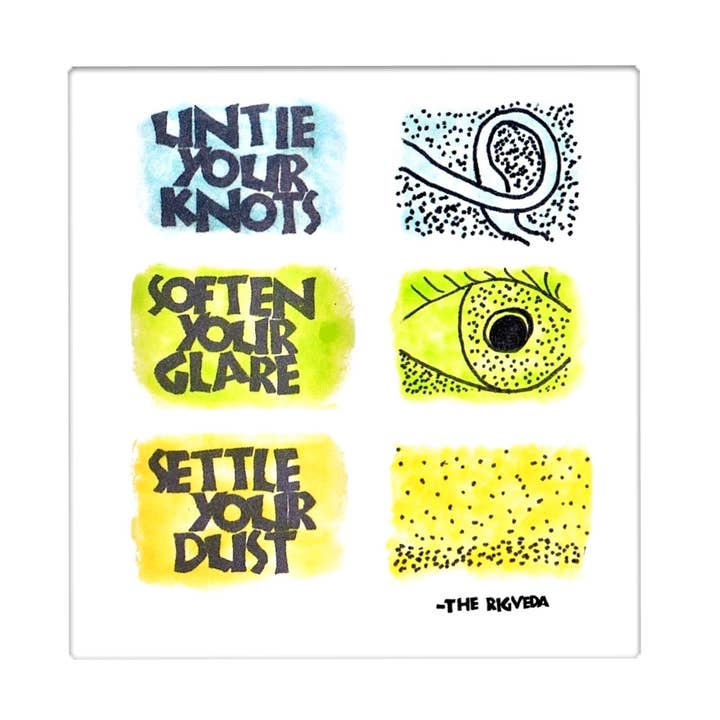 Card U001 Untie Your Knots -- the Rig Veda for wholesale by ArtLight Media