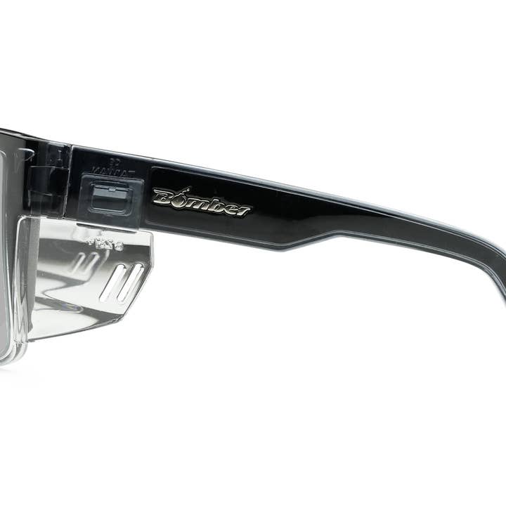 REMOVED BRAND - Wholesale Sunglasses - Unisex - BUZZ Bomb Safety - Silver Mirror Crystal