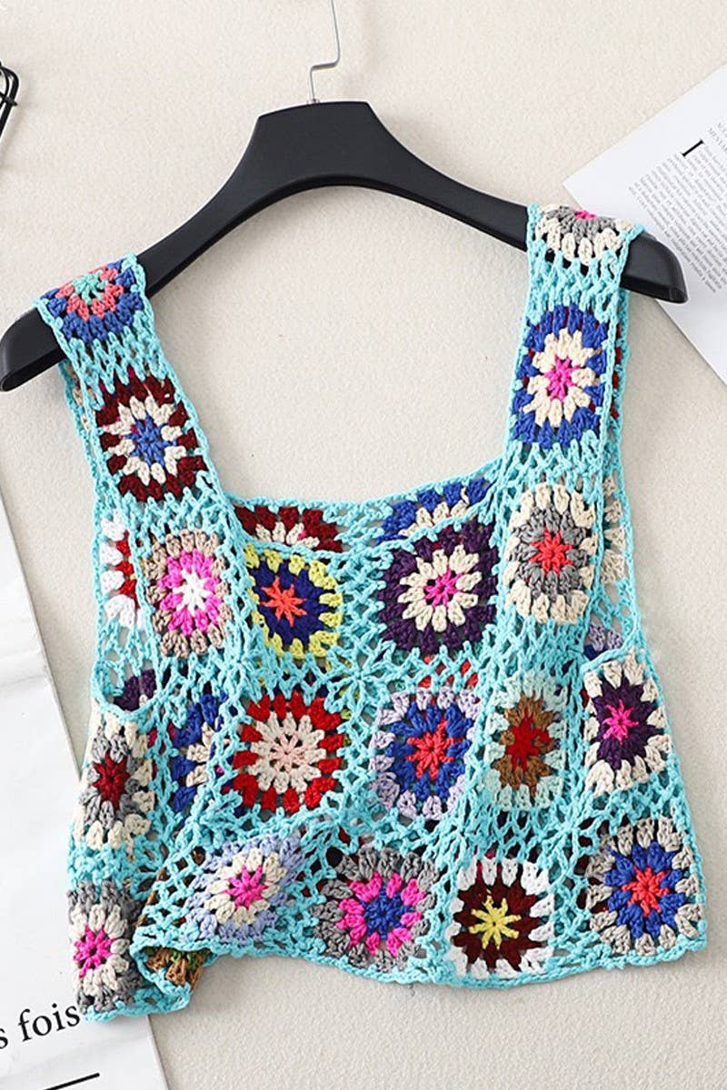 Miss Sparkling - Vente Haut en maille – femme - Crop top en tricot5