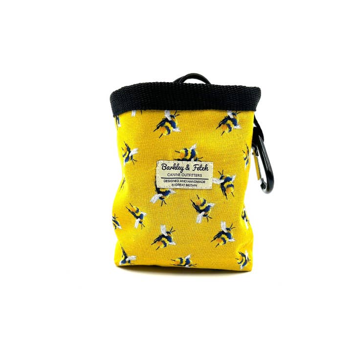 Sac à friandises Bee Print - Jaune pour la vente par Barkley and Fetch