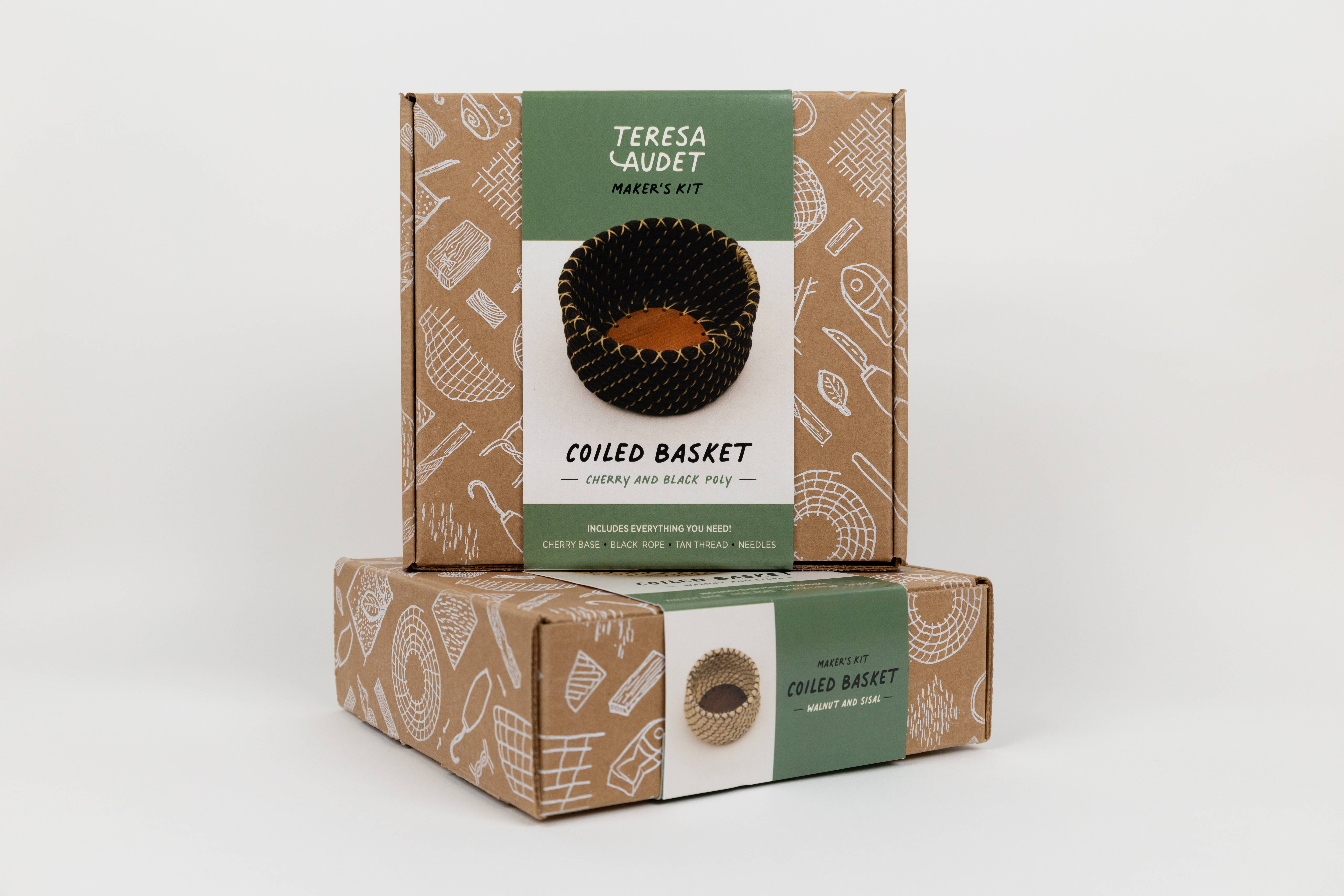 Teresa Audet Studio LLC - Wholesale DIY Craft Kit - Basket Making Kits: Mixed Case0