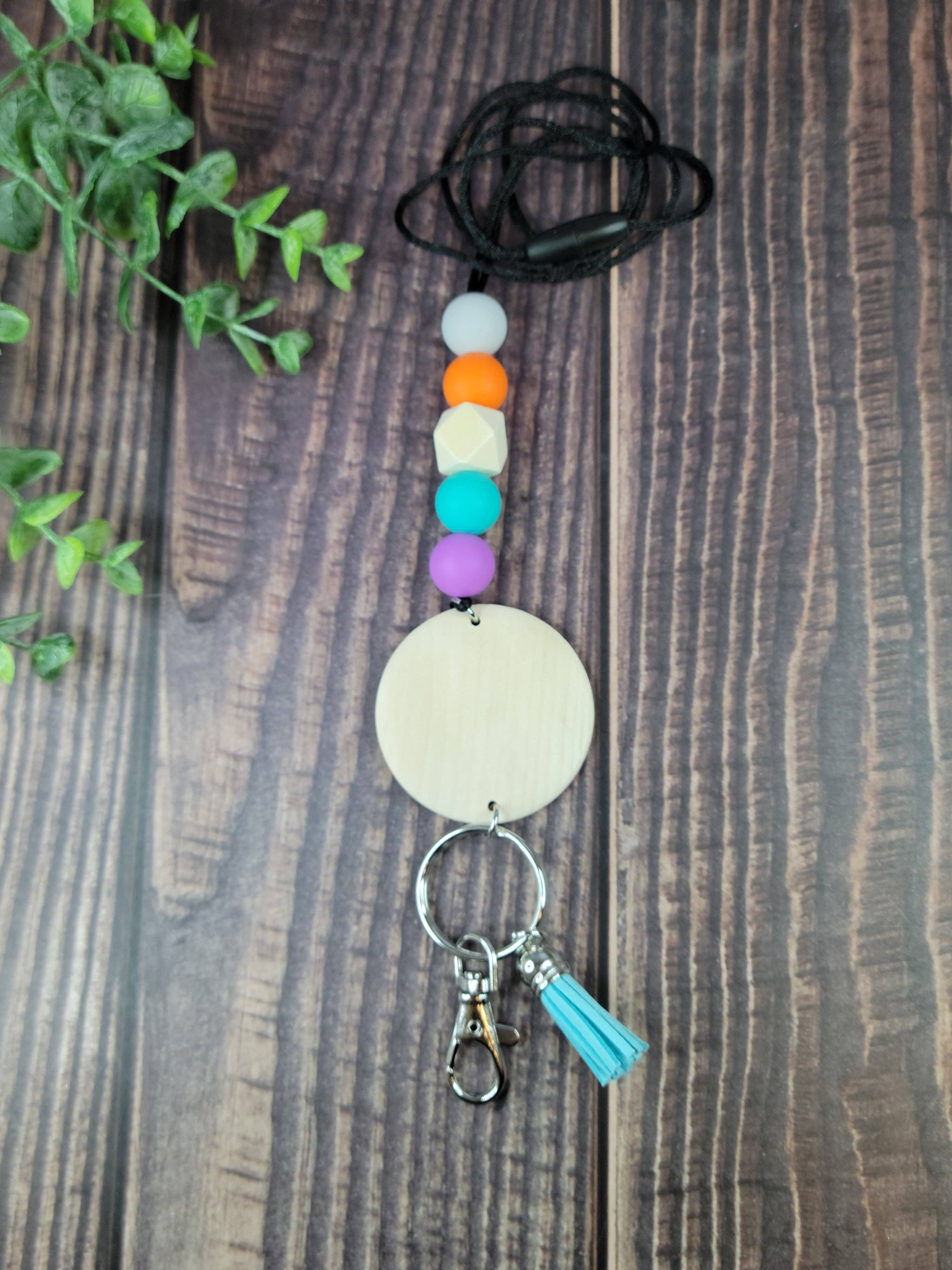 ACC Sublimation Blanks - Wholesale Lanyard - Unisex - Silicone bead lanyard, lanyard, laser engraving blank, silic6