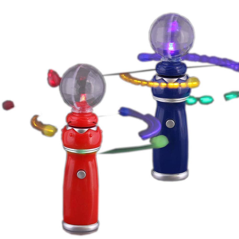 Blinkee.com, LLC - Wholesale Light-Up Toy - Kids & Baby - LED Crystal Prism Ball Orbiting Wand 1 Unit1