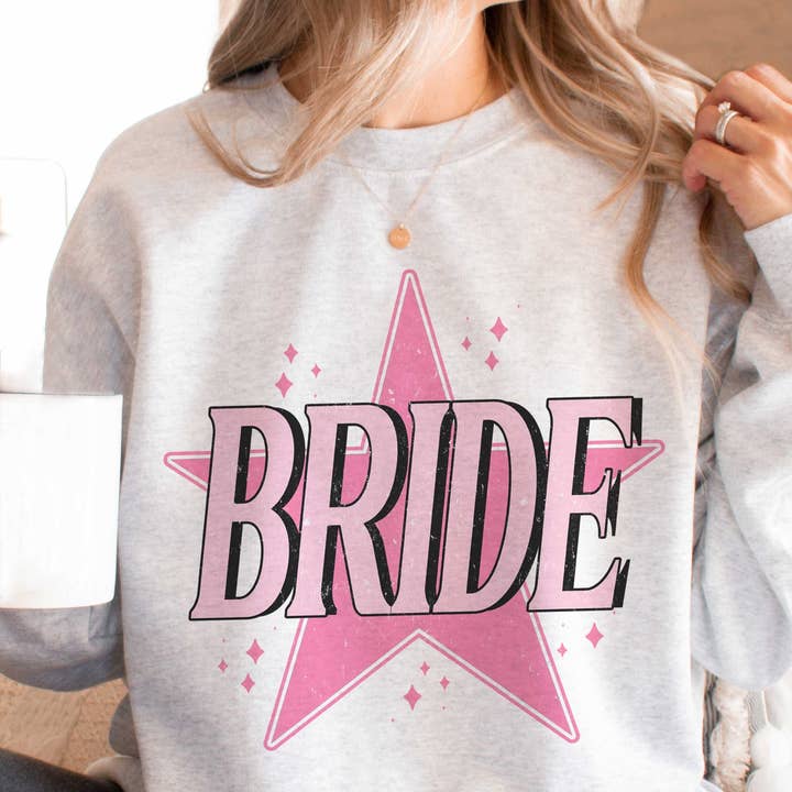 BLUME & CO. - Wholesale Graphic Sweatshirt - Women's - BRIDE STAR Graphic Sweatshirt0