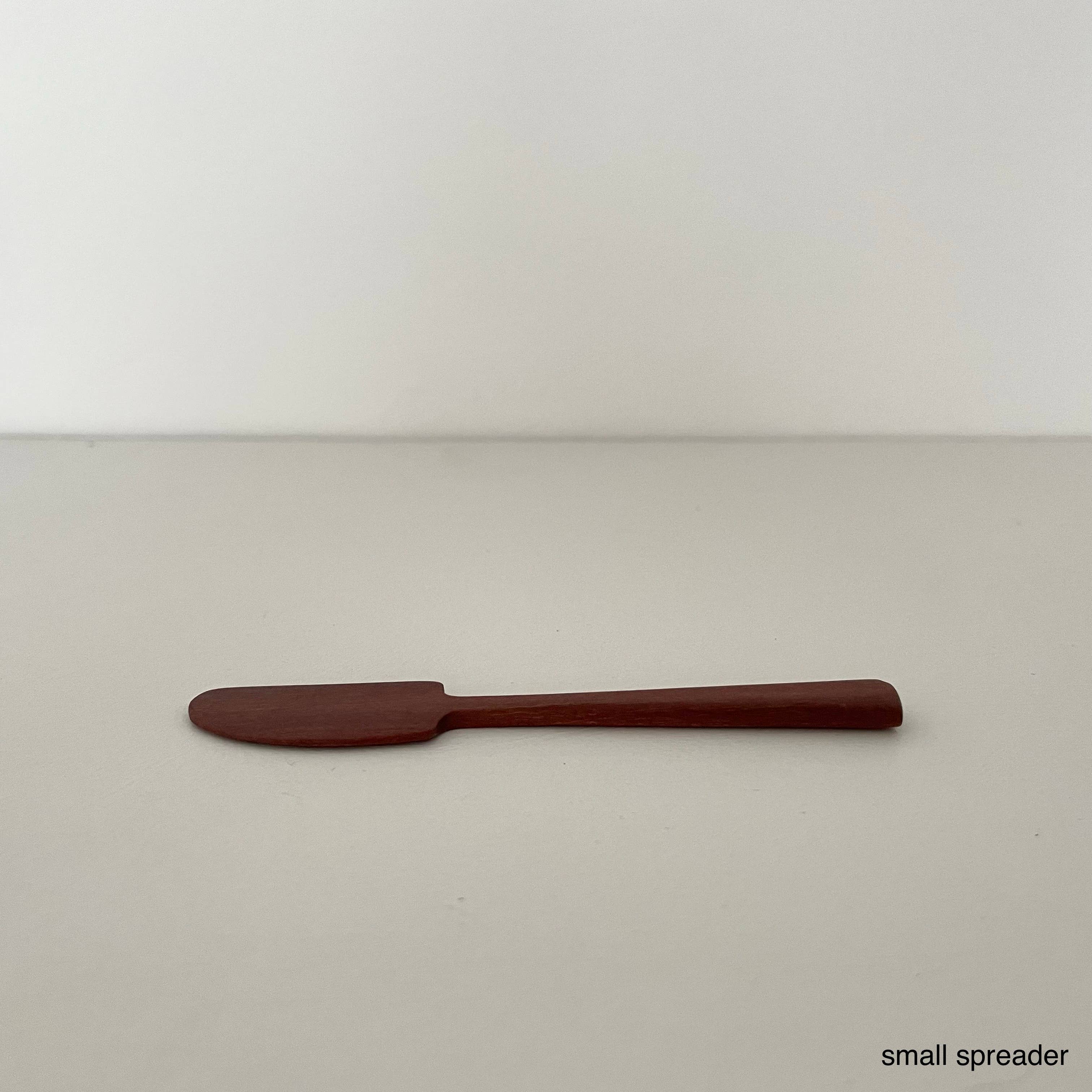 fort & field - Vente Ustensile de service - Cuillères à café à confiture en bois de forme vintage fabriquées à la main15