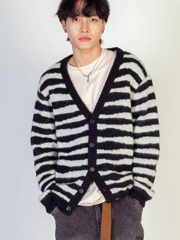 Coney Island Picnic - Wholesale Cardigan - Men's - Bail Bonds Knit Cardigan