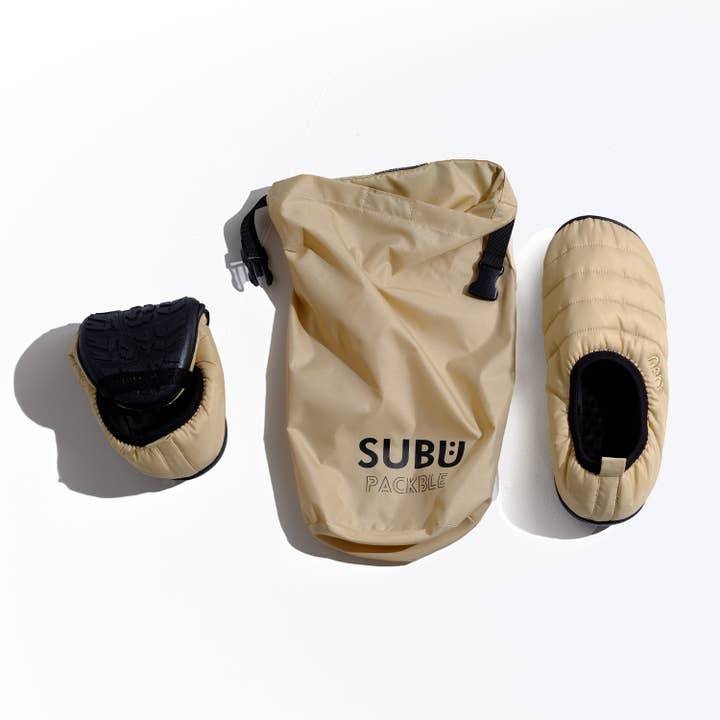 Subu - Packable Slippers - Urban Beige for wholesale by Ameico