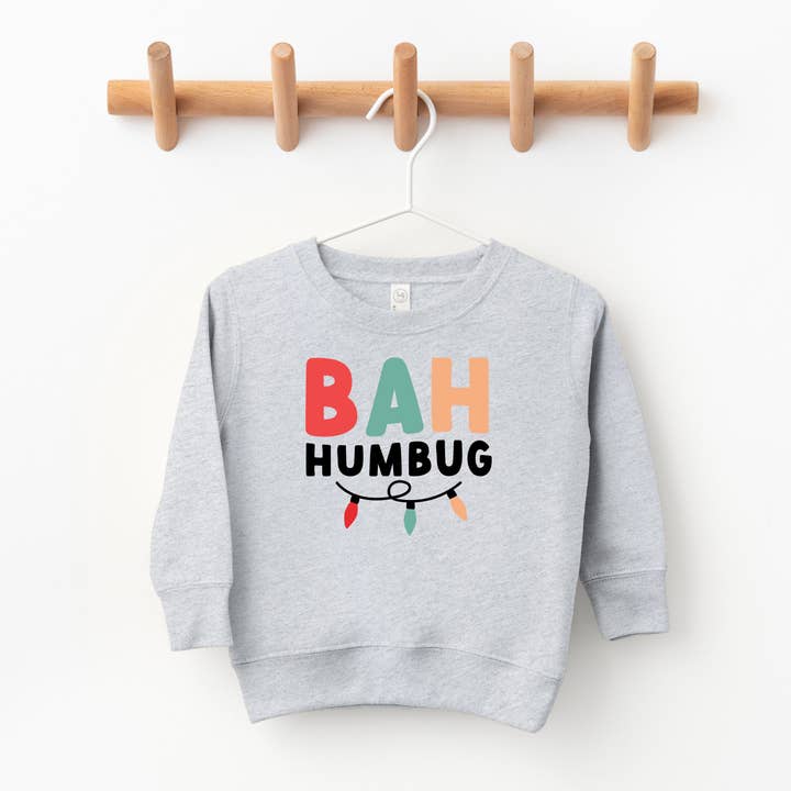 Bah Humbug Luzes | Sweatshirt Criança por atacado de The Juniper Shop Wholesale
