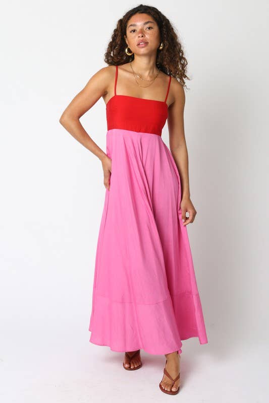 Olivaceous - Wholesale Dress - Women's - Hailey Maxi Dress0