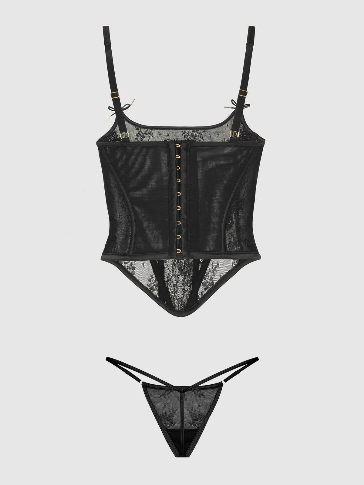 House of Desire – Lingerie - Mulher por atacado – CONJUNTO DE CORDÕES COM FIO DE RENDA JOCELYN E CORDÃO8